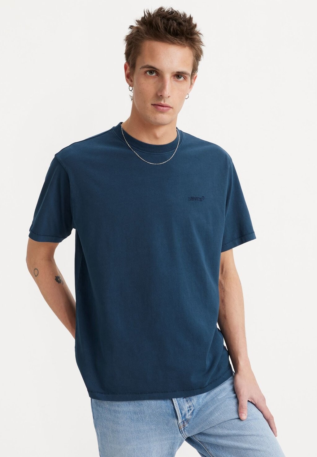 Базовая футболка Tab Vintage Tee Levi's, цвет dress blues garment — фото 3