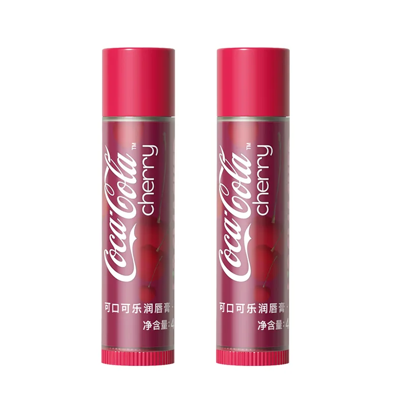 Lip Smacker Бальзам для губ со вкусом газировки, увлажняющий и осветляющий, 4г*2, Cherry Cola Flavor 4g*2