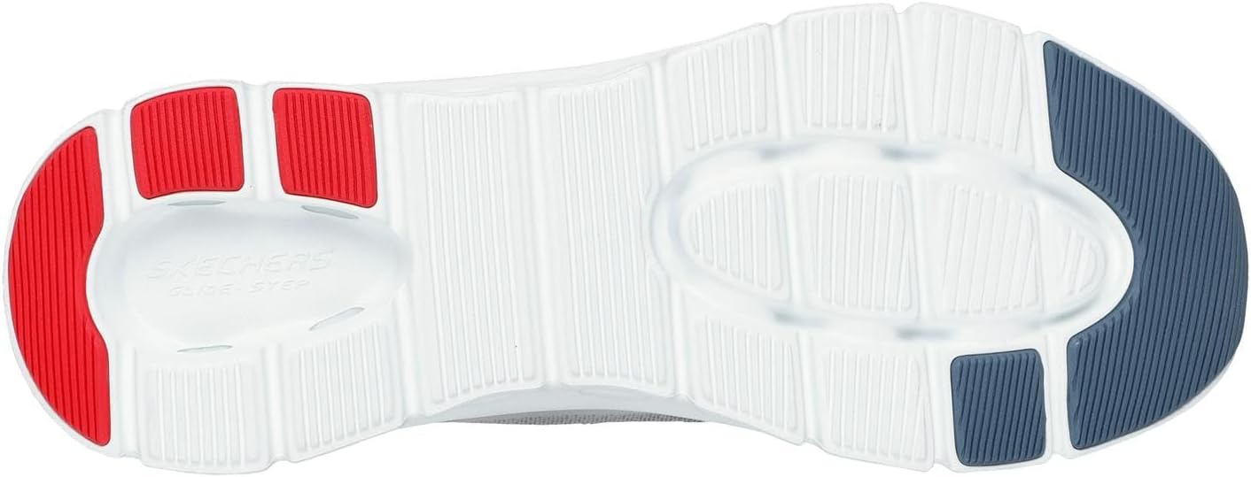 Мужские кроссовки Skechers Arch Fit Glide-Step Pro с удобной вставкой и легким надеванием, синий/серый/светло-серый — фото 2