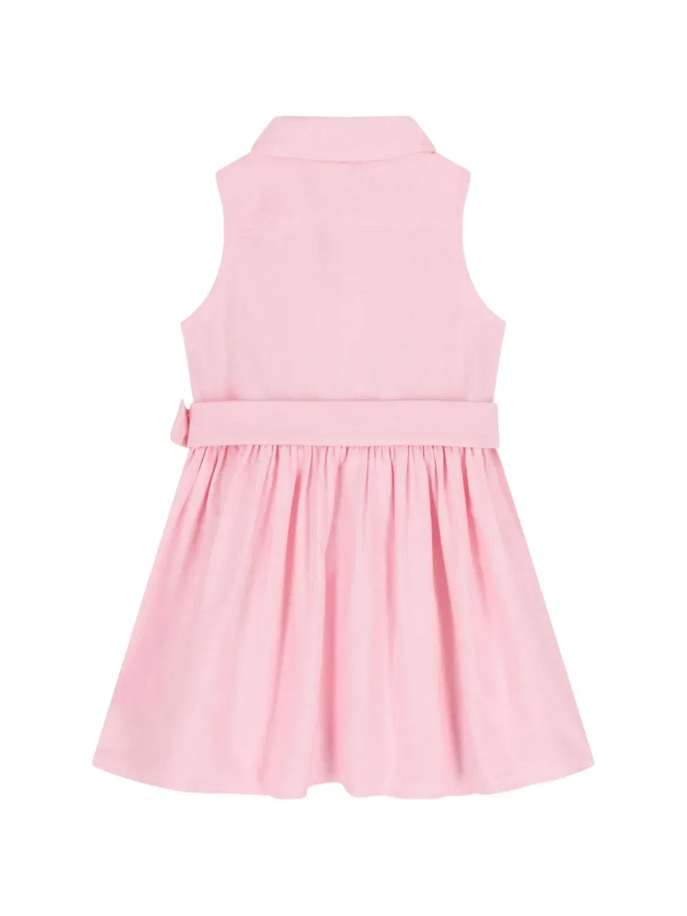 Комплект из платья и платья с поясом Polo Ralph Lauren Kids, розовый — фото 4