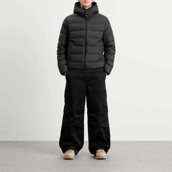 Куртки Montbrocq с лентой логотипа на шве Moncler, черный — фото 4