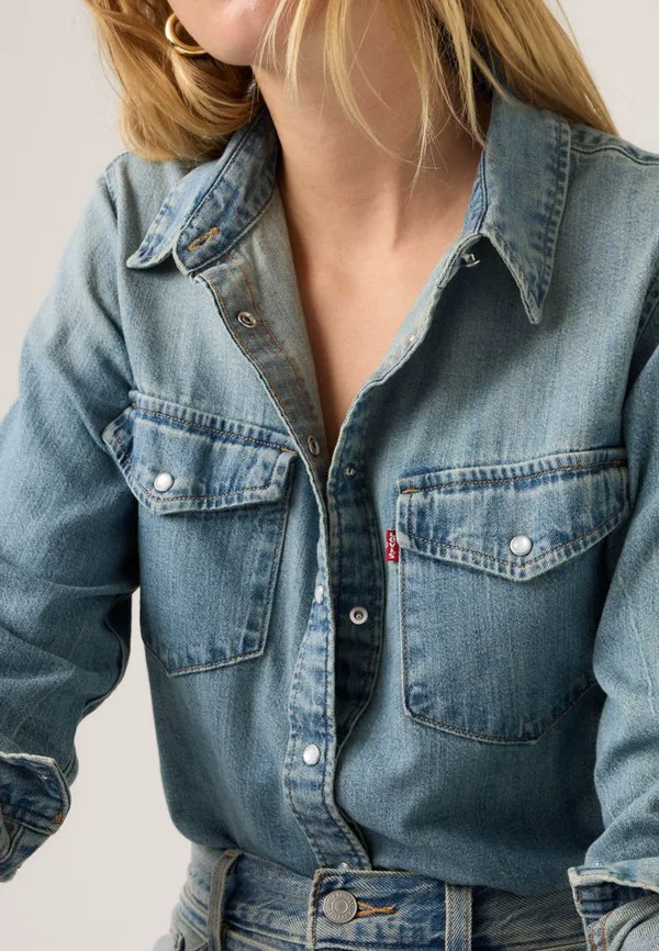 Знаменитая блузка в стиле вестерн с пуговицами Levi'S, Bite Back Western — фото 4