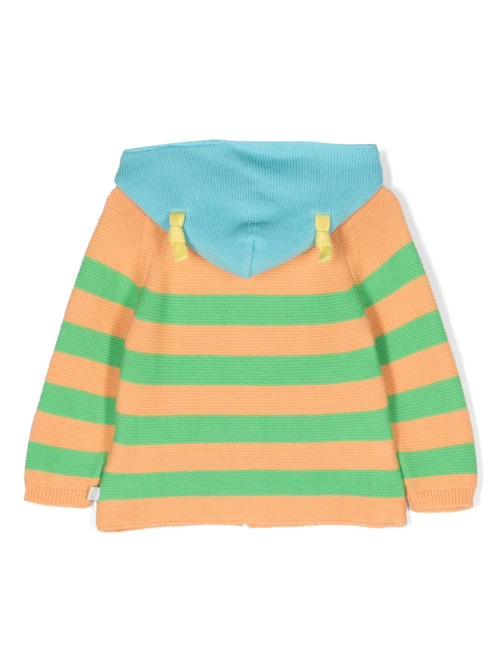 Кардиган с капюшоном Stella McCartney Kids, оранжевый — фото 2