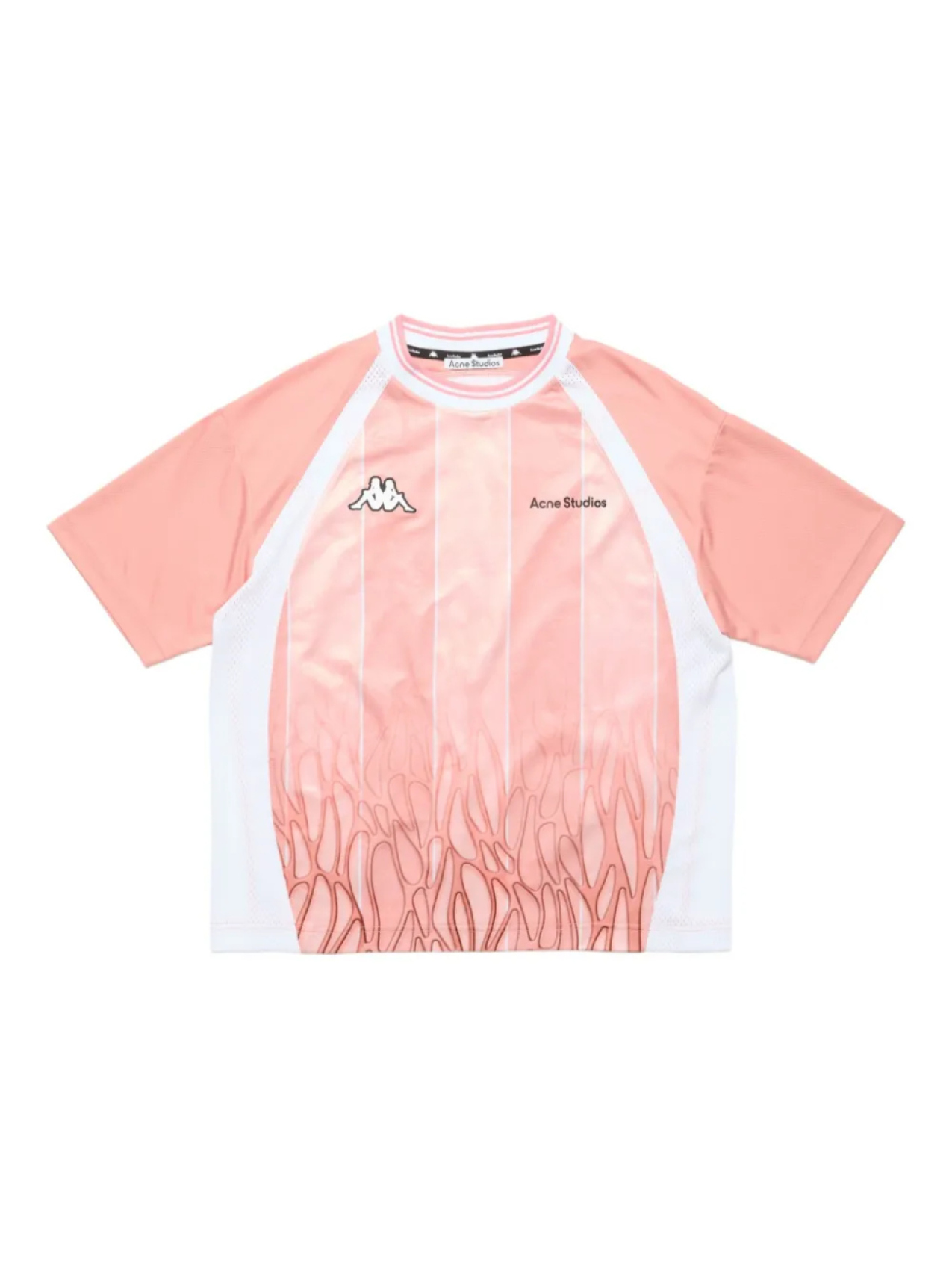 

Футболка с логотипом X Kappa Acne Studios, розовый