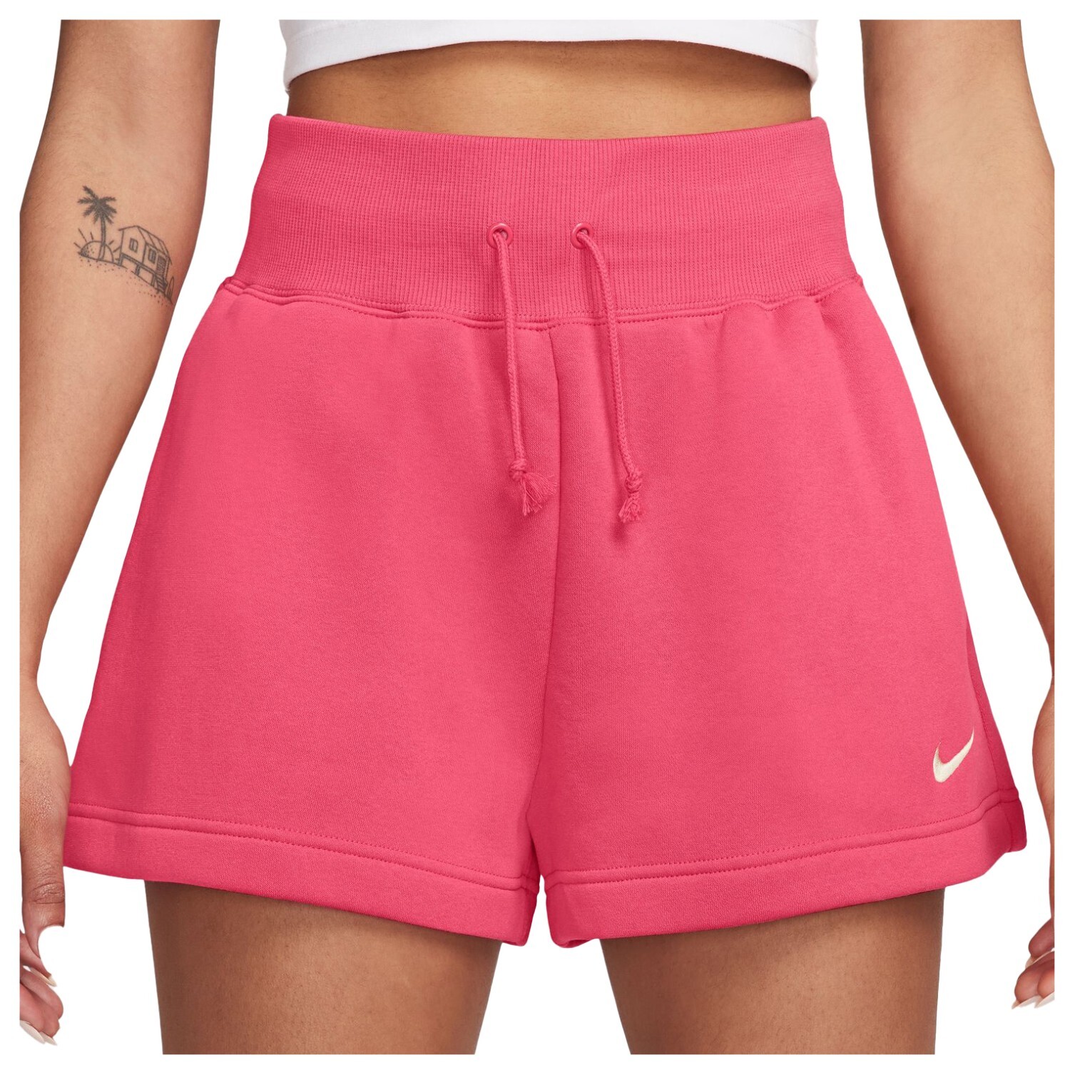 

Шорты для бега Nike Sportswear Phoenix Fleece Shorts, цвет Aster Pink/Sail