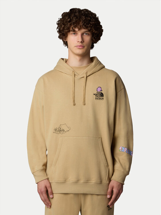 

Толстовка оверсайз Unisex Mountain Cleanup NF0A8C2V The North Face, бежевый