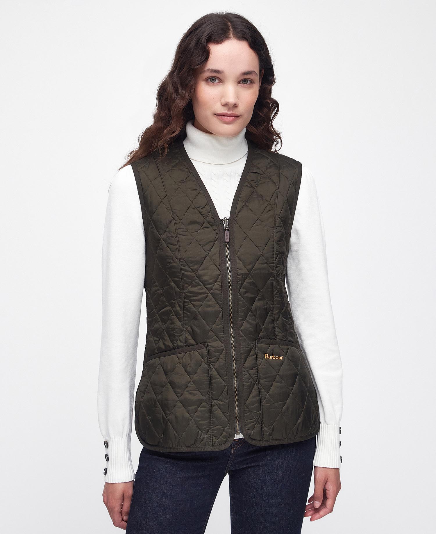 

Жилет Barbour Betty Interactive Liner, темно-оливковый
