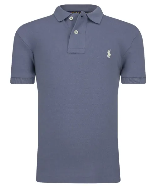 

Футболка поло Slim fit Polo Ralph Lauren, серый