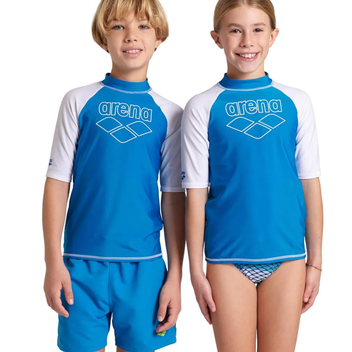 

Футболка детская Arena Jr Rash UV Protection с коротким рукавом, синий