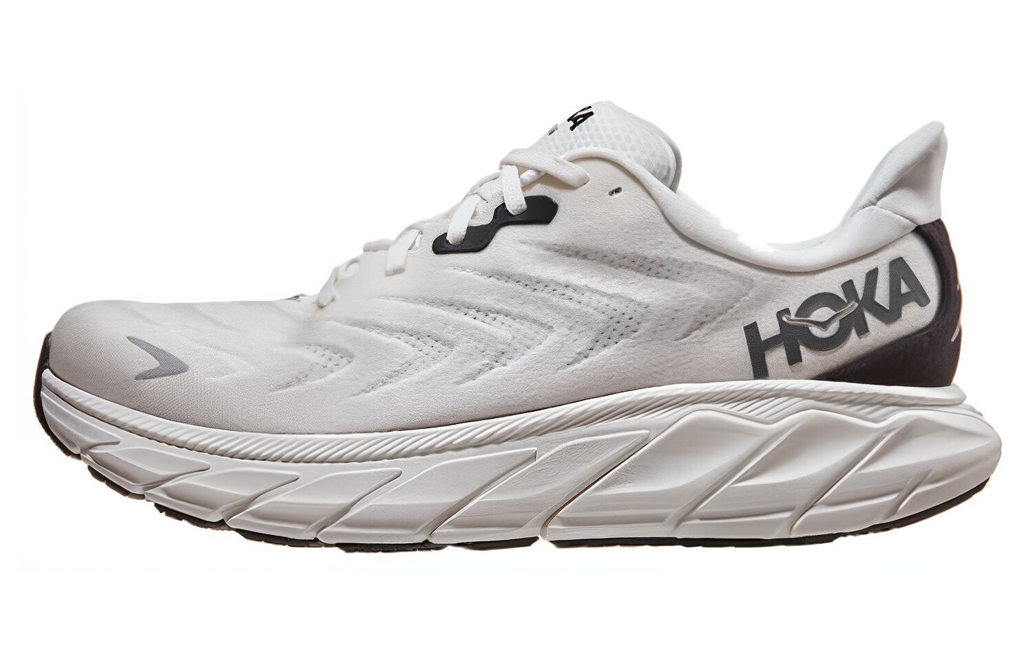 

Кроссовки HOKA ONE ONE Arahi 6 Blanc De Blanc Steel, белый/серый