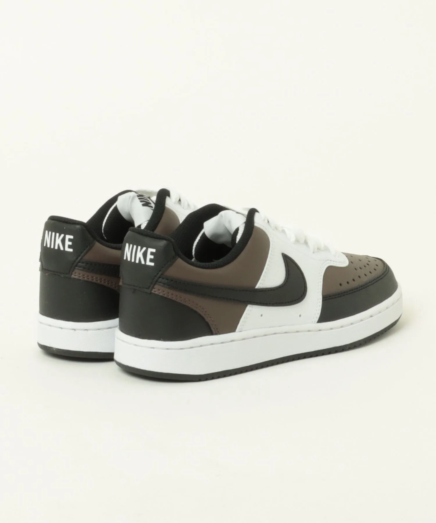 Мужские кроссовки из искусственной кожи NIKE COURT VISION LO чёрные — фото 2