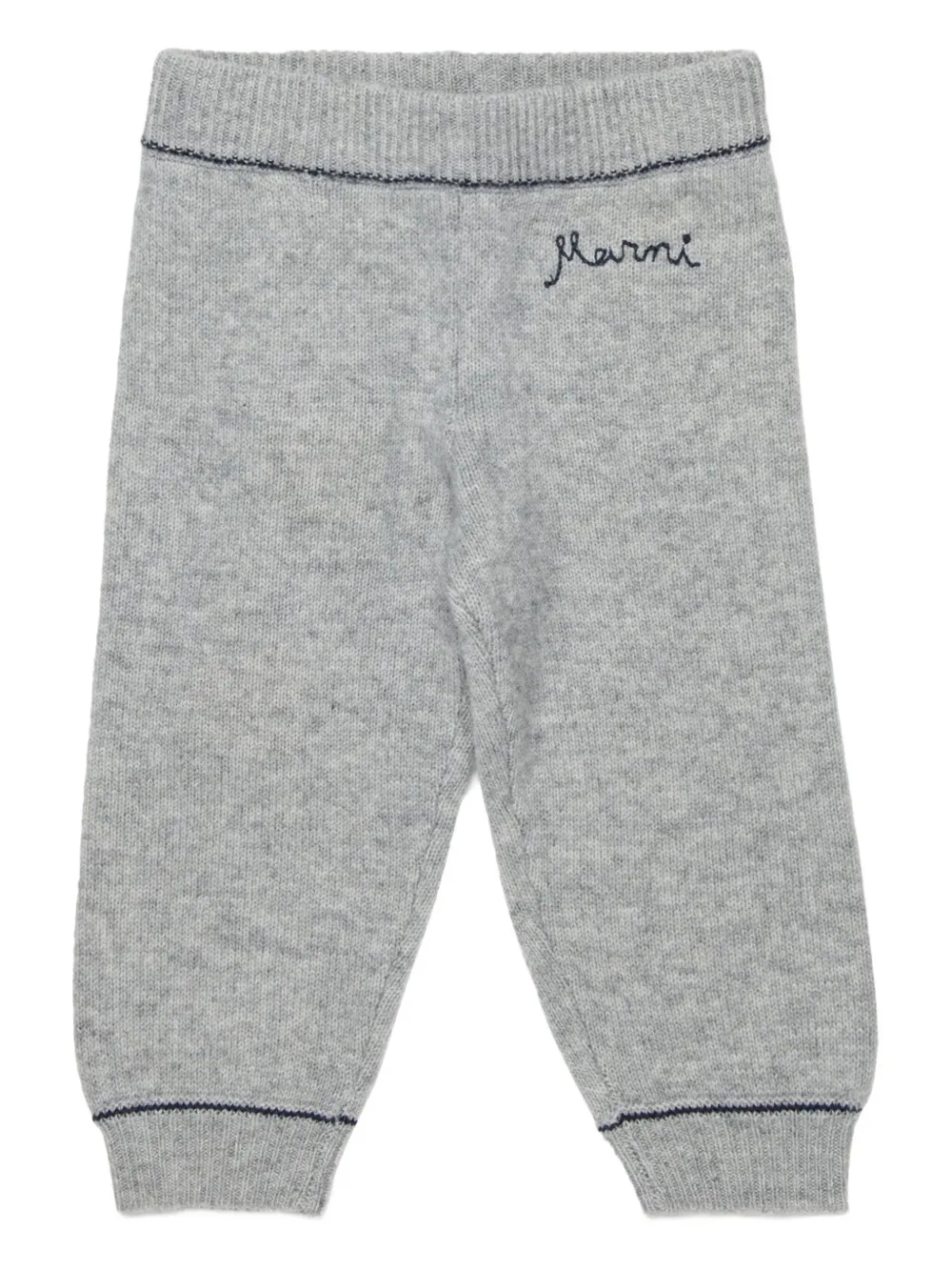 

Джоггеры с логотипом Marni Kids, серый