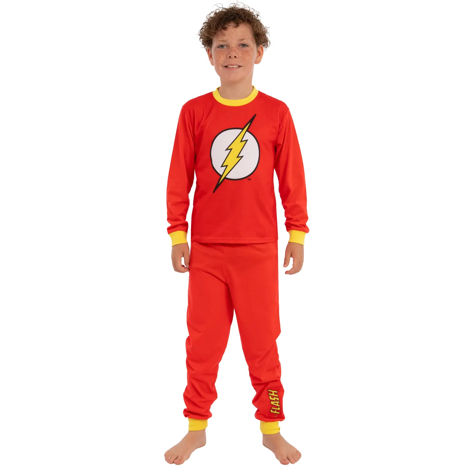 Пижама Flash DC Comics длинный рукав, красный — фото 2
