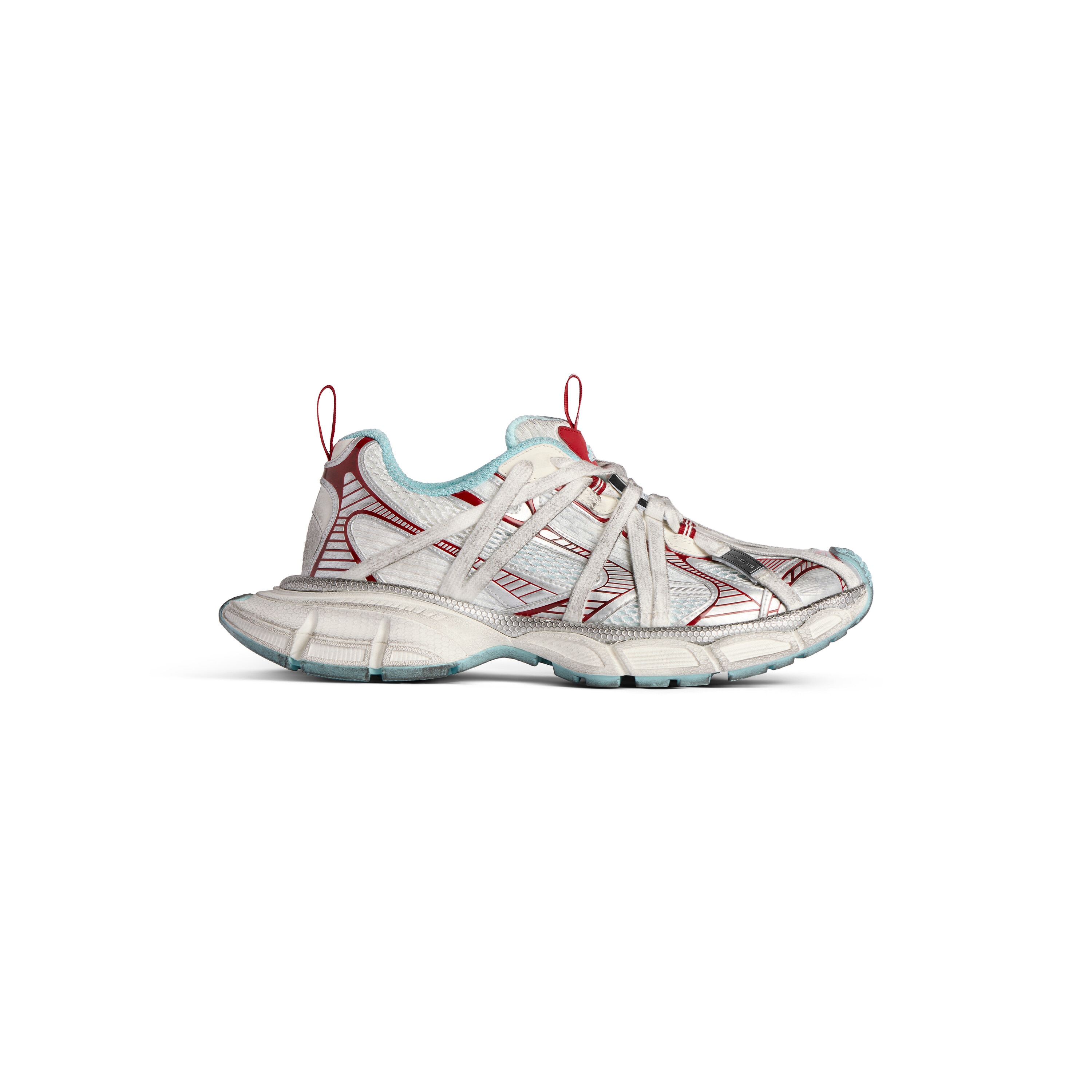 

Кроссовки Extreme Laces B 3XL BALENCIAGA, бирюзовый/красный/белый/серый