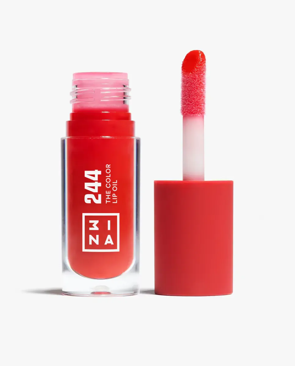 Легкое гиперувлажняющее масло для губ 24H The Color Lip Oil 4 мл 3Ina, 244