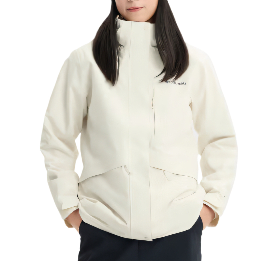 

Columbia Термостойкая водонепроницаемая ветровка женская, Ivory White