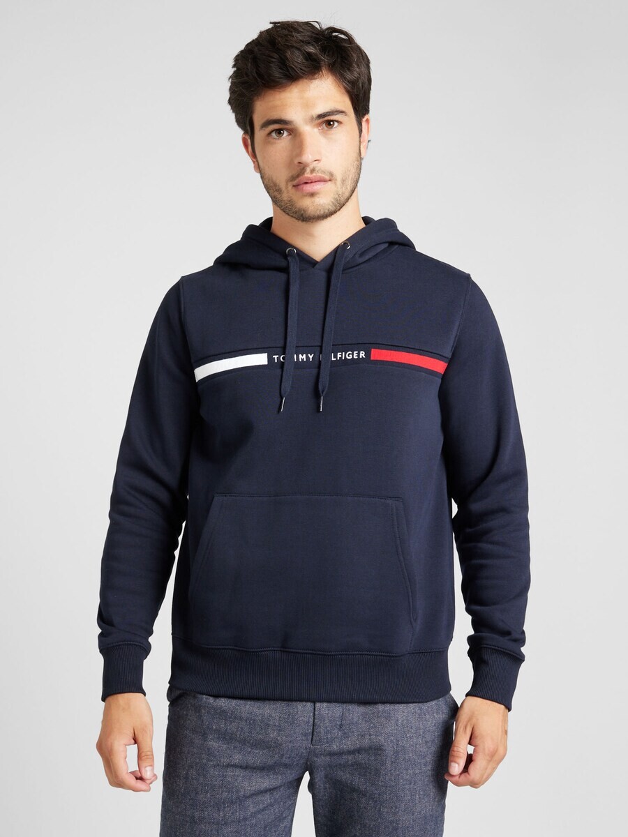 Толстовка с капюшоном TOMMY HILFIGER Sweatshirt, темно-синий — фото 2