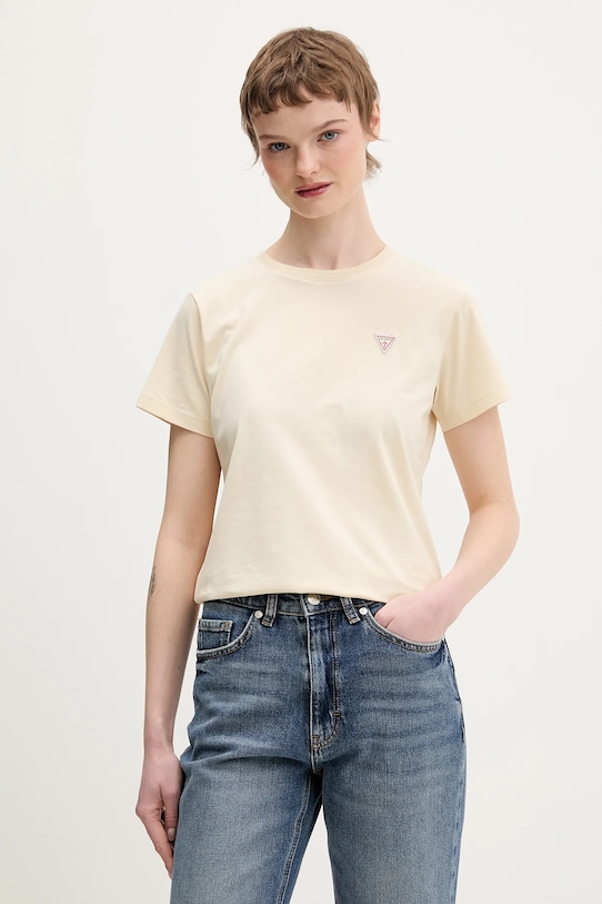 

Футболка Guess Jeans, бежевый