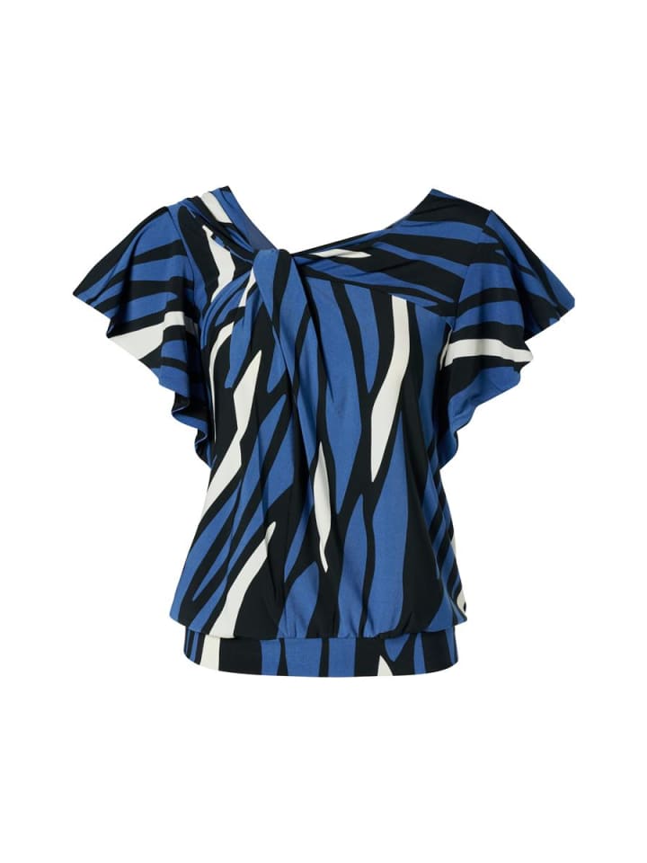 

Футболка Mart Visser, цвет conory print top blau/schwarz