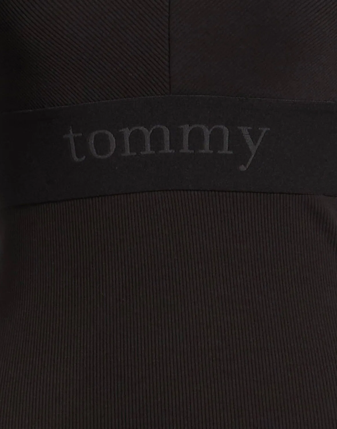 Платье мини Tommy Hilfiger черное — фото 4