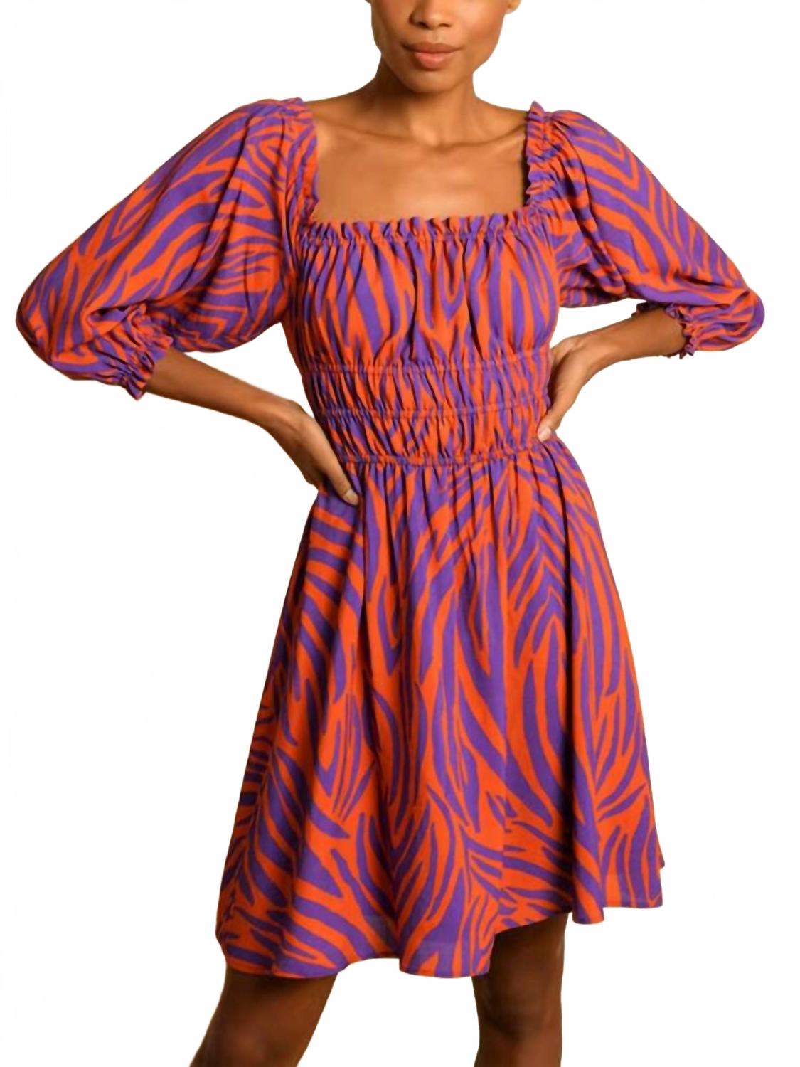 

Платье Palmer в оранжевой расцветке с принтом Hutch