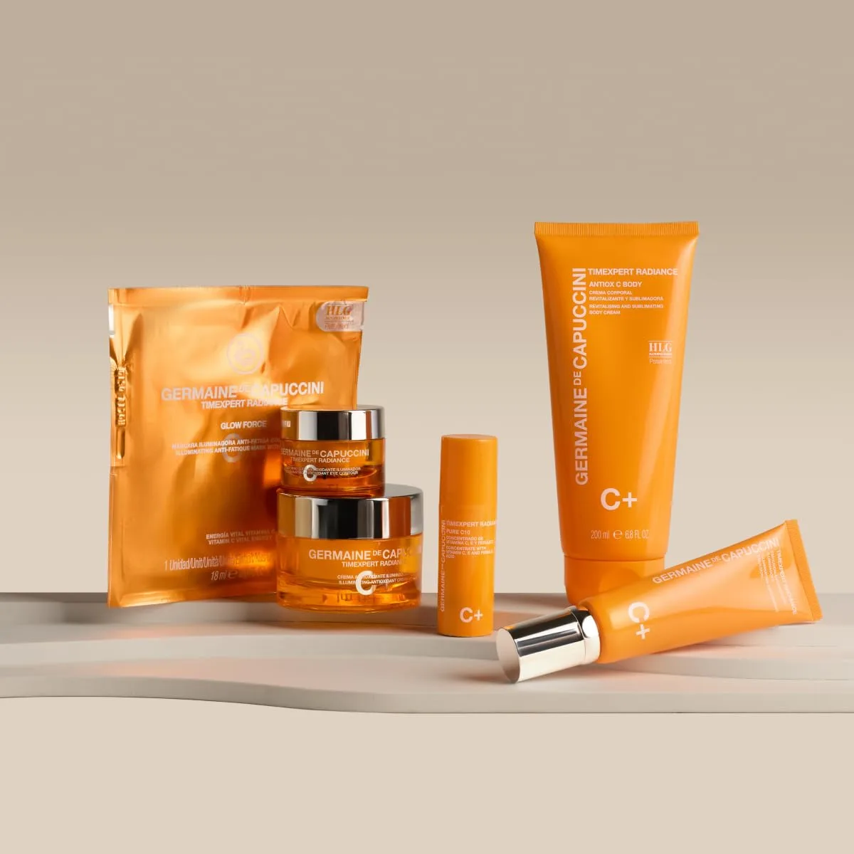 Germaine de Capuccini - Timexpert Radiance C+ | Антиоксидантный крем для тела - Увлажняющий крем для тела с чистым витамином С - Осветляющий и питательный крем для тела - 173 мл — фото 4