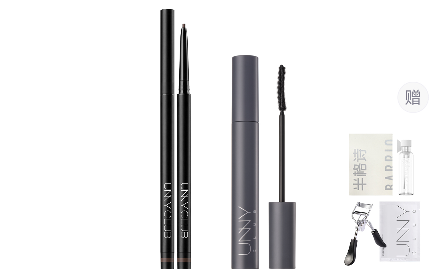 

Тушь для ресниц Unny с эффектом удлинения и завивки, подводка для глаз, косметический набор, стойкая, не размазывается, долговечная, естественный вид, не переходит на кожу UNNY CLUB