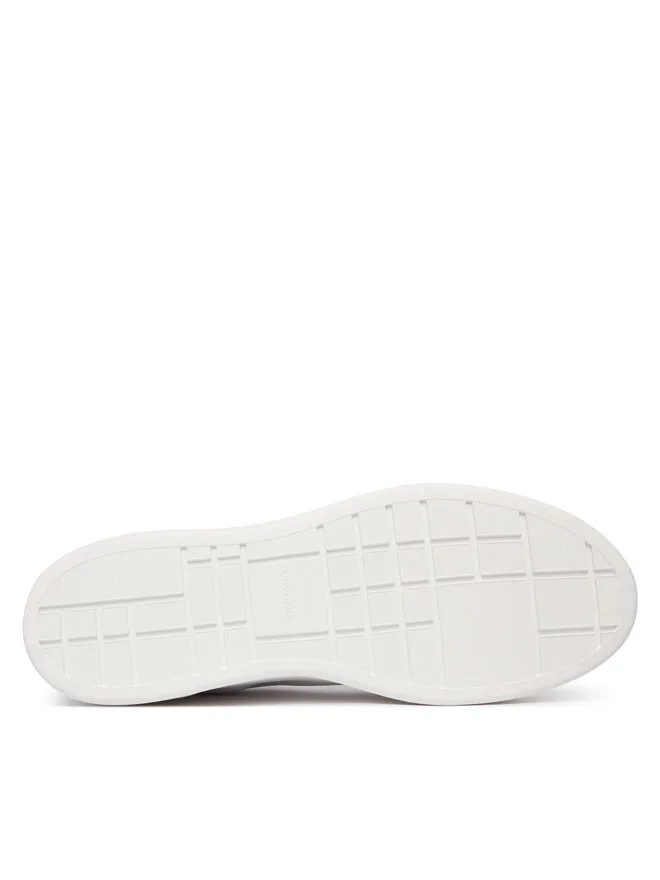 Calvin Klein Кроссовки Basket Cupole Laceup Lth Ml YM0YM01460 белые — фото 4