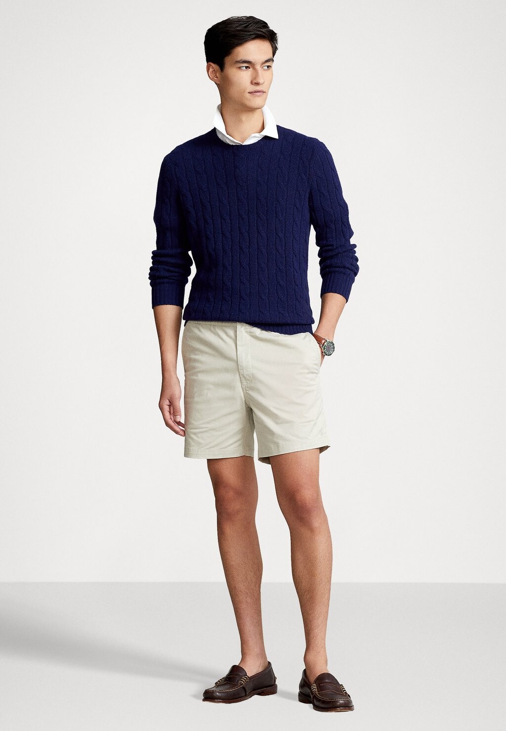 Шорты PREPSTER STRETCH CHINO SHORT Polo Ralph Lauren, классический камень — фото 2