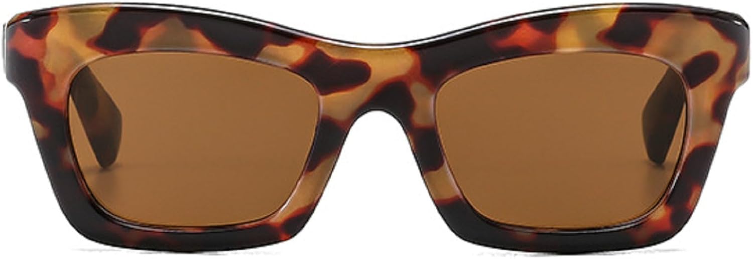 

Роскошные квадратные солнцезащитные очки для женщин и мужчин, модные дизайнерские мужские солнцезащитные очки, трендовые модели, защита от ультрафиолета UV400 mincl, Leopard