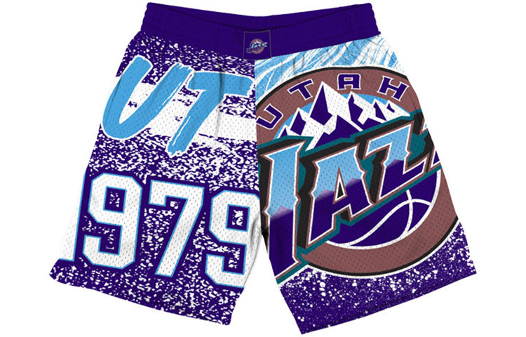

Mitchell Ness Баскетбольные шорты Mitchell & Ness унисекс фиолетовые