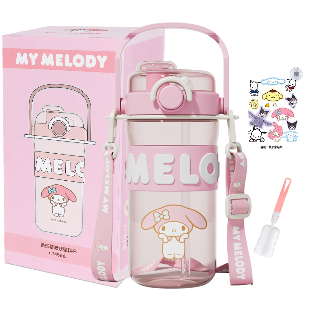 Пластиковые стаканчики Melodi Sanrio, синий/красный — фото 3