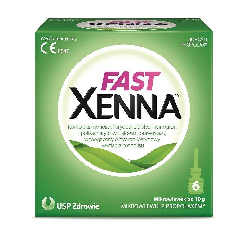 

Xenna Fast Mikrowlewka Doodbytnicza слабительный препарат, 6 шт.