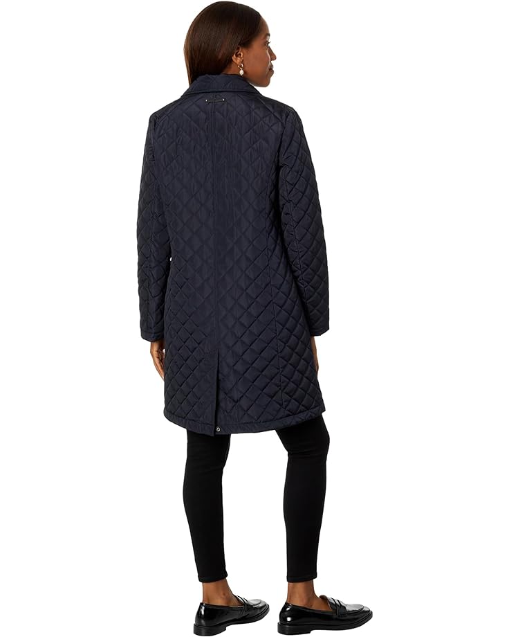 

Пальто LAUREN Ralph Lauren DB Quilt Pea Coat, цвет Dark Navy