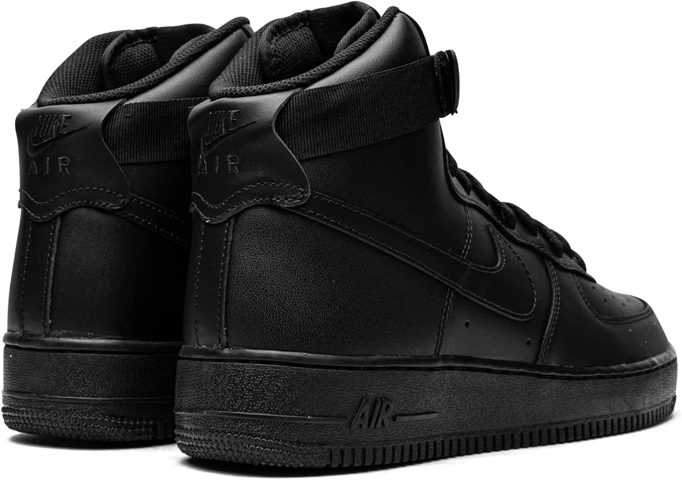 Мужские кроссовки Nike Air Force 1 '07 High, черный — фото 3