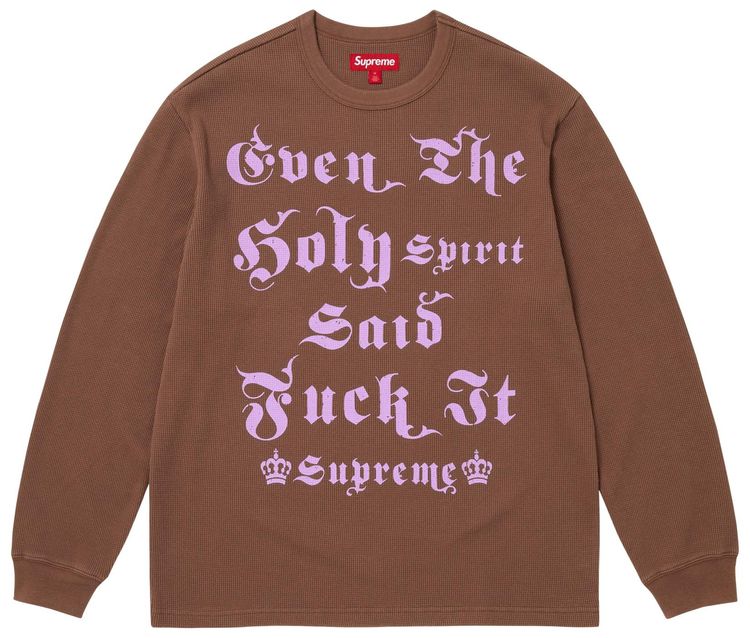 

Футболка Supreme Angel Thermal, коричневый