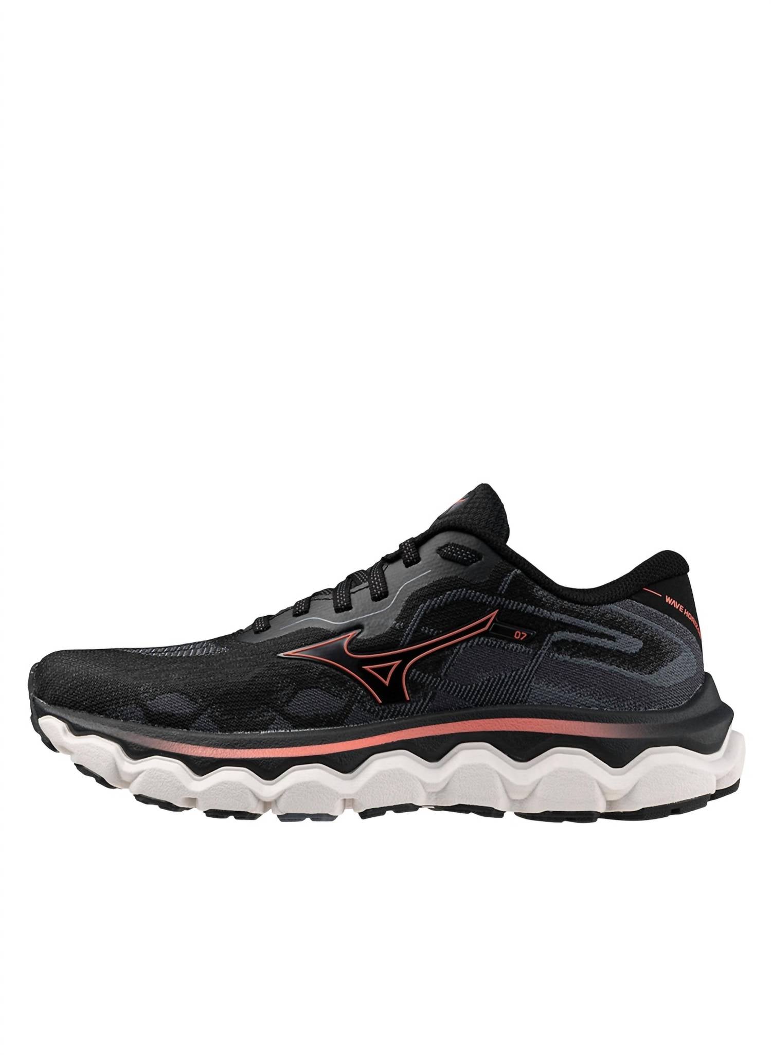Женские кроссовки Wave Horizon 7 в черном цвете от Dubarry MIZUNO
