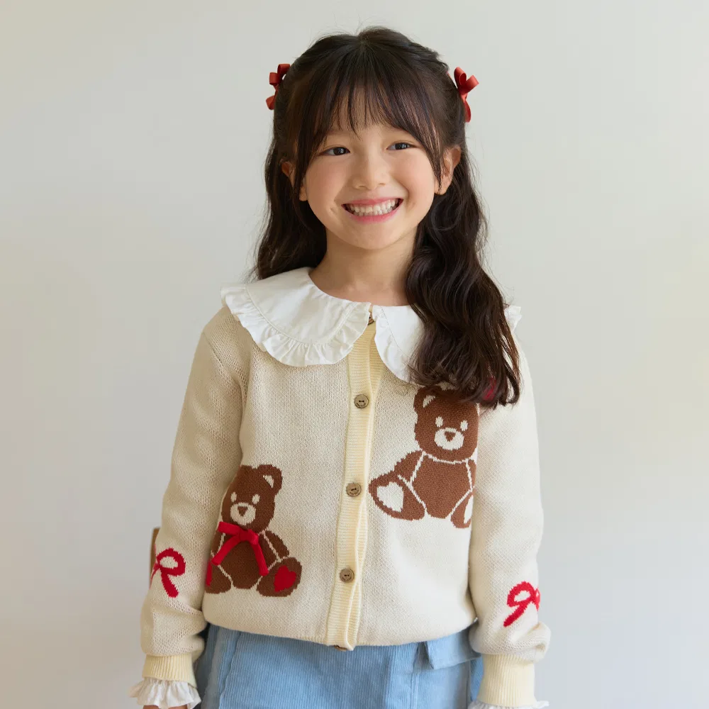Детский кардиган Heart Bear от Bebetailor