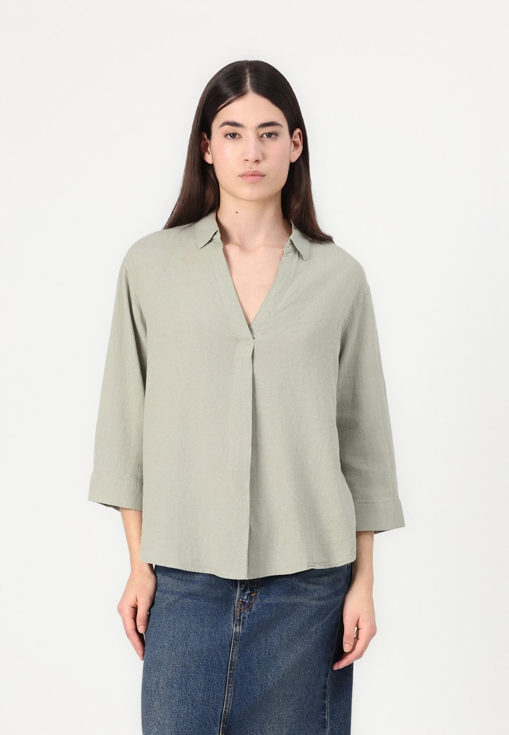 

Блуза VMLINN 3/4 NOOS Vero Moda, зеленый