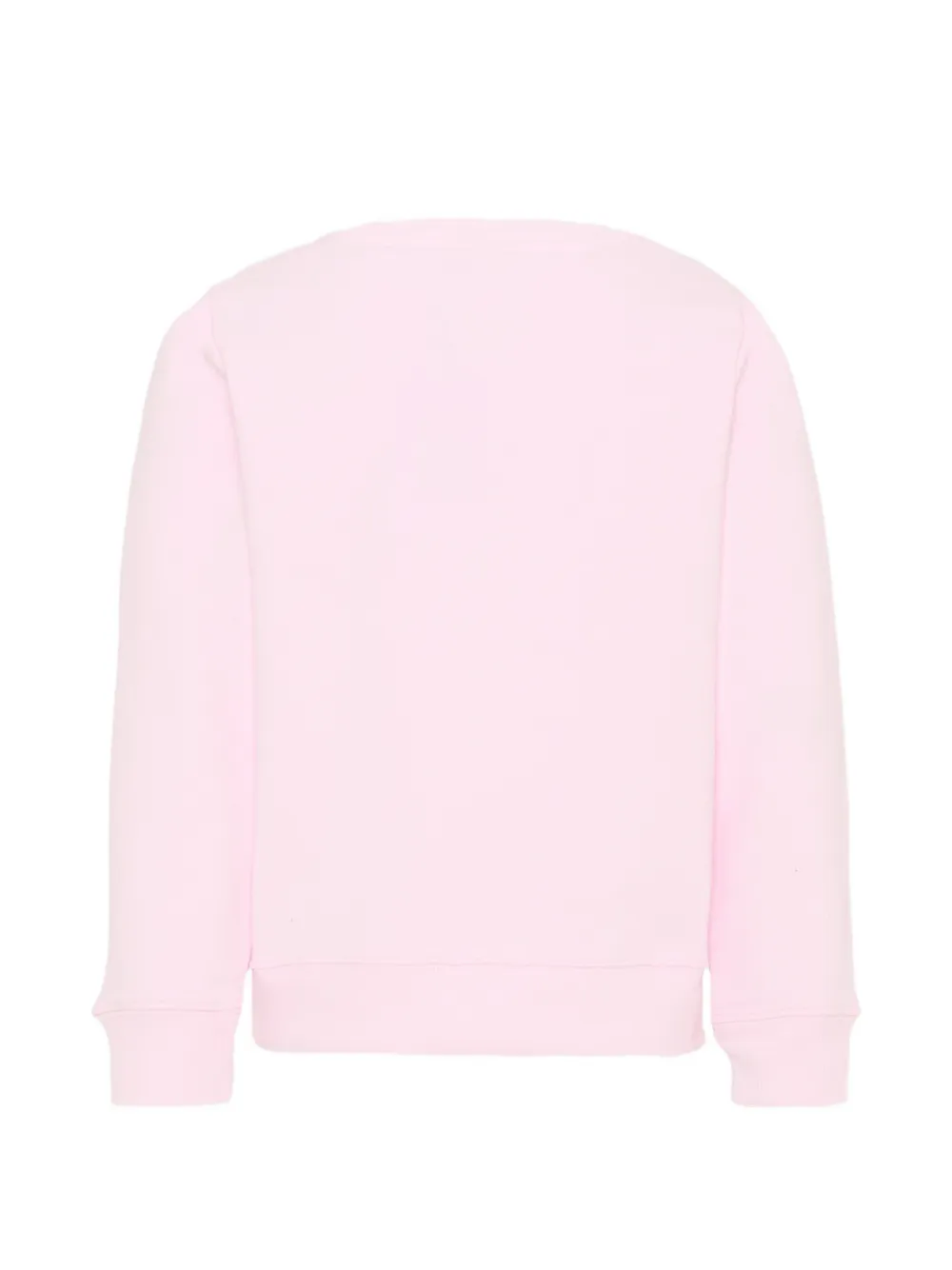 Свитшот с логотипом и круглым вырезом Calvin Klein Kids, розовый — фото 2