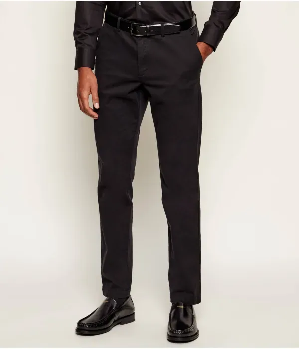 Брюки чинос Kaito1 slim fit Boss, черный