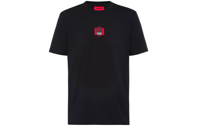 

HUGO BOSS Мужская черная футболка Bape Black XT