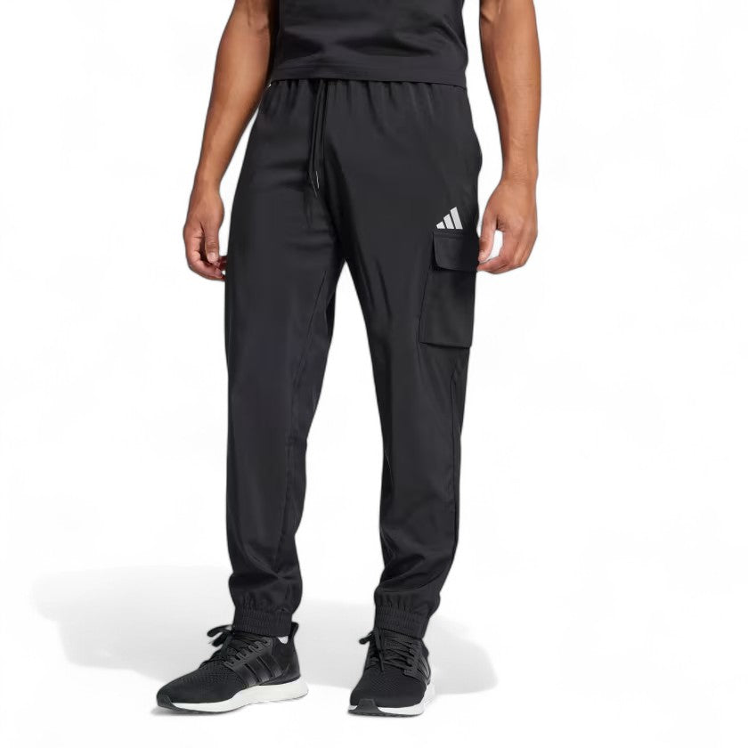 Спортивные брюки adidas Essentials Small Logo Cargo Pants 'Black', черный — фото 2
