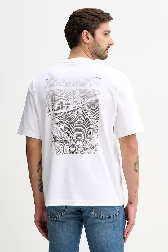 

Хлопковая футболка te_citylights BOSS Orange, белый