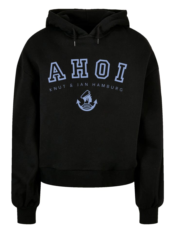 

Толстовка свободного кроя Ahoi Knut & Jan Hamburg черного цвета из органического материала F4NT4STIC