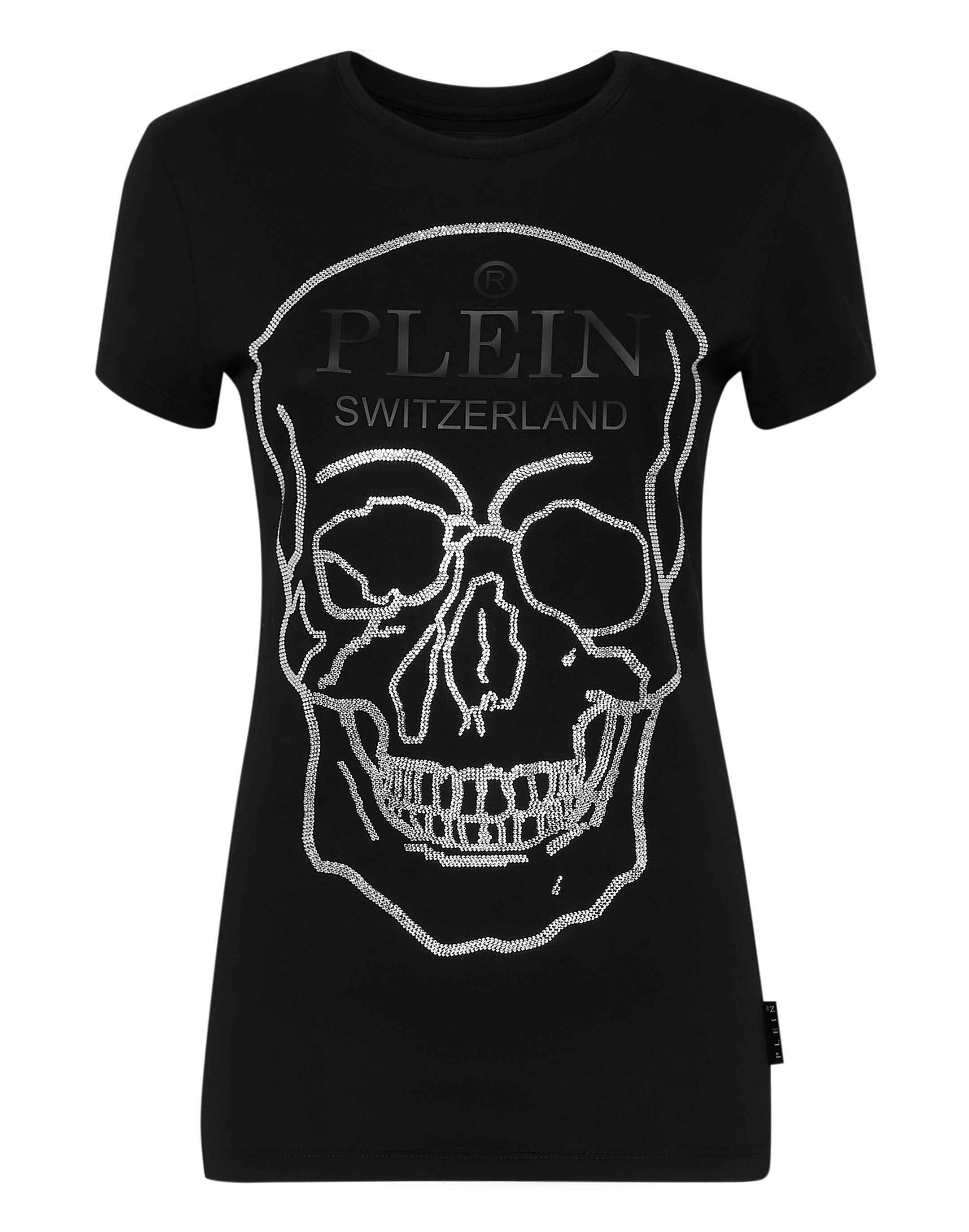 

Футболка с круглым вырезом SS Crystal Skull PHILIPP PLEIN, черный
