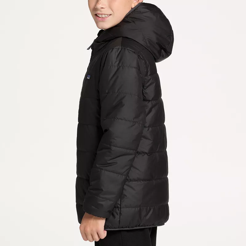 Детская двусторонняя куртка Patagonia Ready Freddy с капюшоном, цвет Ink Black — фото 3