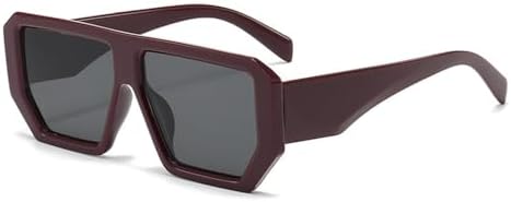 

Солнцезащитные очки в винтажной оправе большого размера для женщин и мужчин, ретро-очки с многоугольными линзами, защитные очки для мужчин и женщин, прямоугольные очки MTZJH, 7