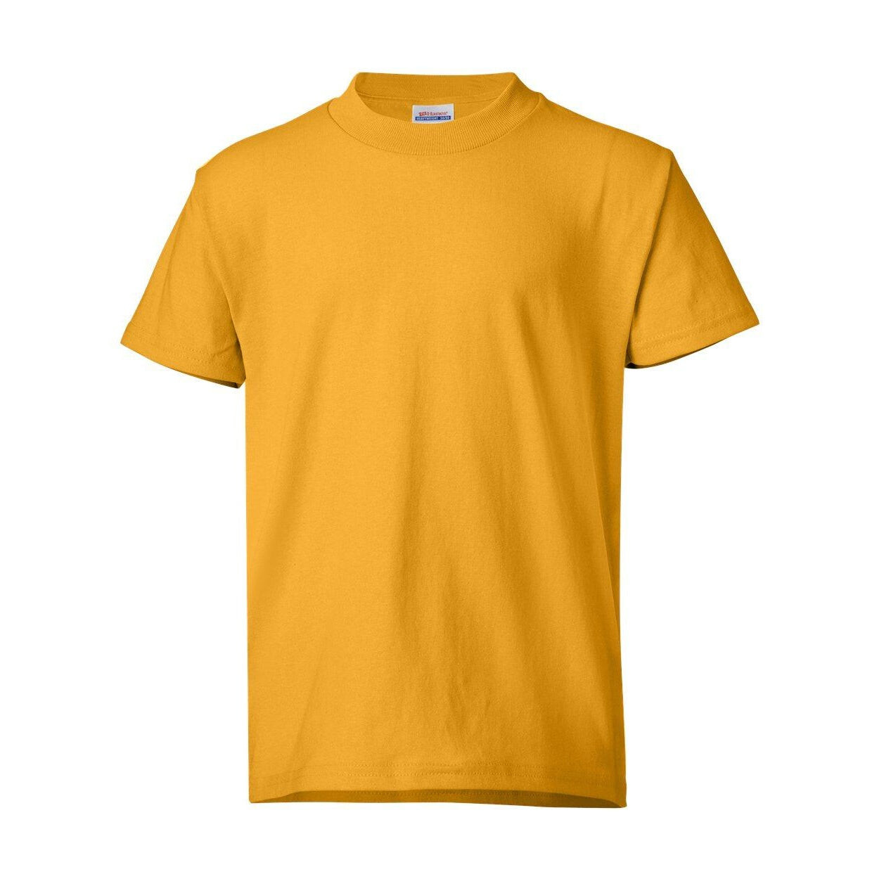 

Молодежная футболка Hanes Ecosmart, золото