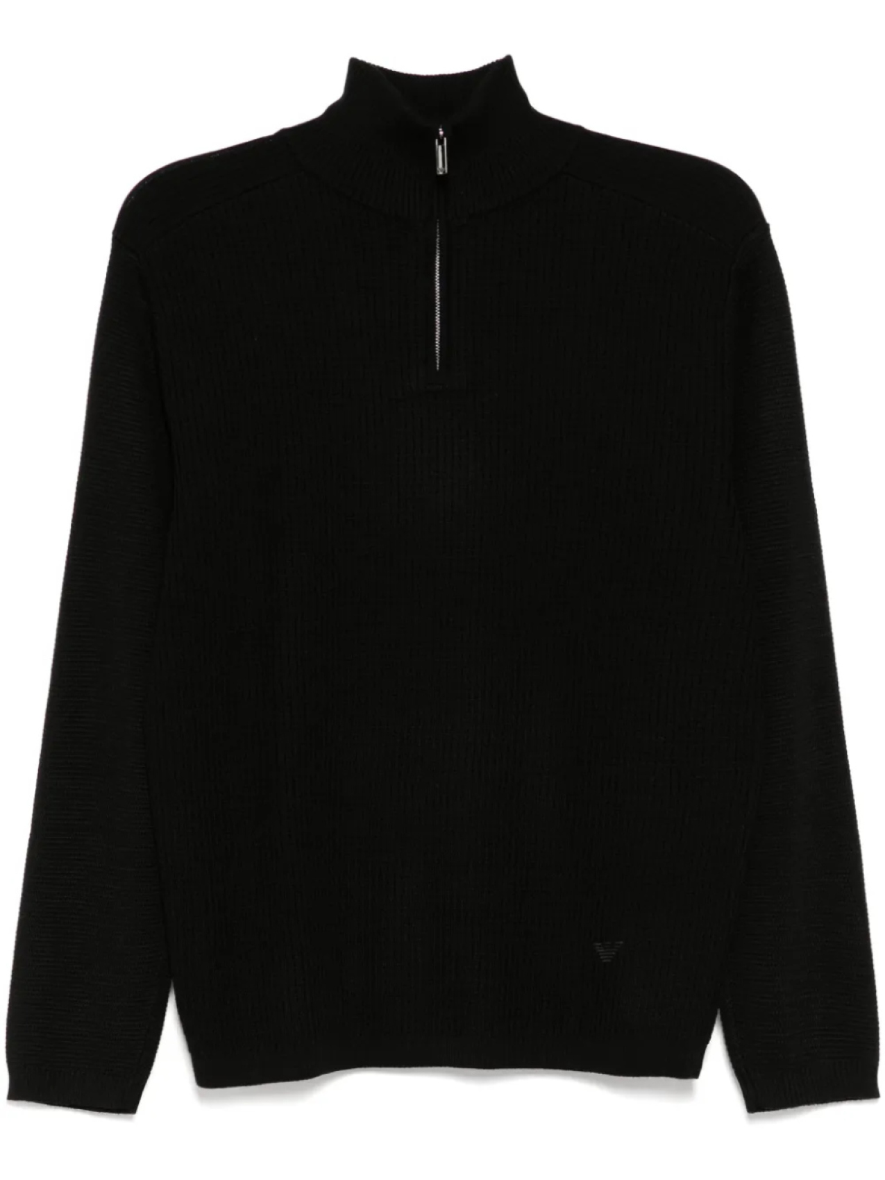 

Emporio Armani джемпер с воротником на молнии, черный